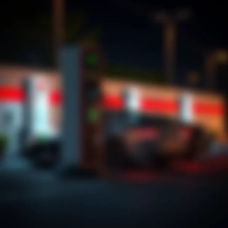 Different types of car charging stations.