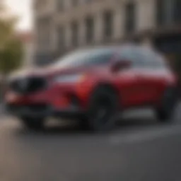 Stylish exterior of the 2021 Acura MDX showcasing its luxury design