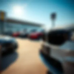 Luxury BMW vehicles on display in Yuma