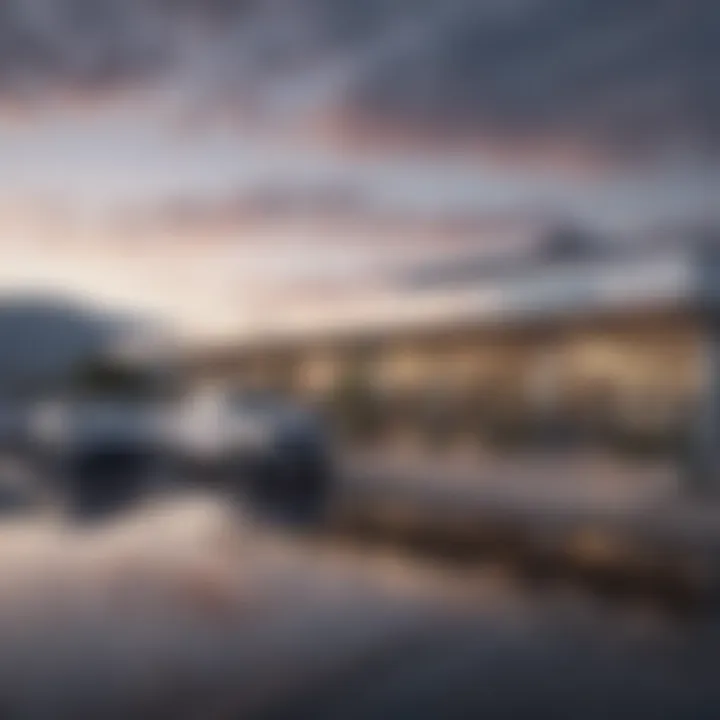 Exterior view of Bonanza Ford dealership showcasing its modern architecture.