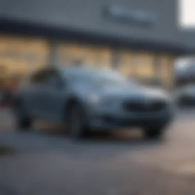 Exterior view of a Buick dealership in Schaumburg