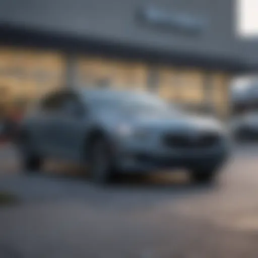 Exterior view of a Buick dealership in Schaumburg