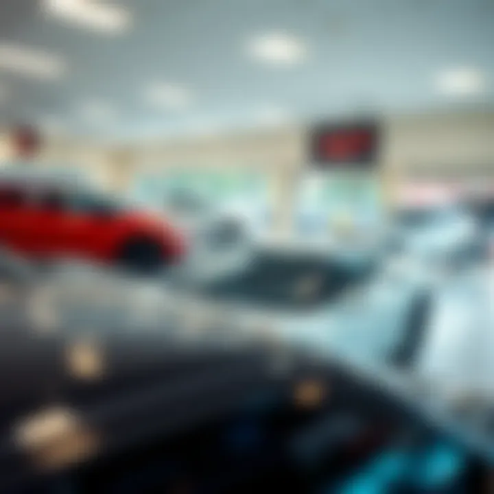 Inside the Butler Auto showroom highlighting latest car models