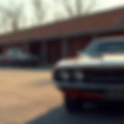 Classic Dodge Challenger model from the 1970s