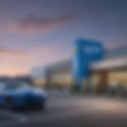 A stunning view of a Chevrolet dealership in Jasper, showcasing the vibrant exterior and signage.