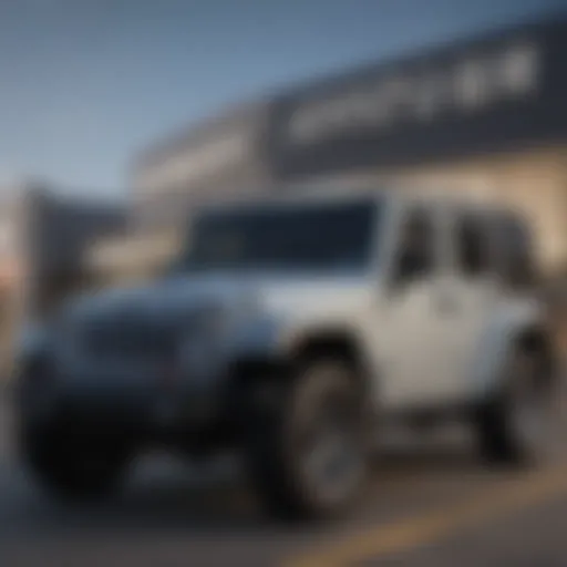 Exterior view of a Jeep dealership in Calallen