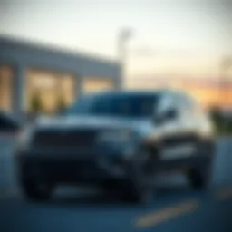 Exterior view showcasing the sleek lines and modern design of the 2022 Jeep Grand Cherokee