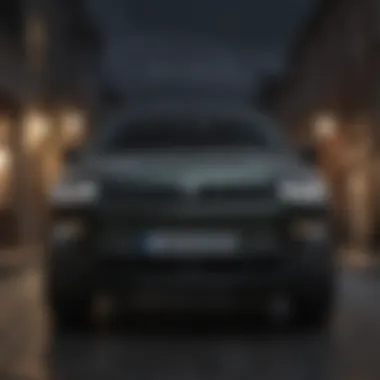 Jeep Compass Altitude Front Design Jeep Compass Altitude presenting its bold grille and headlights