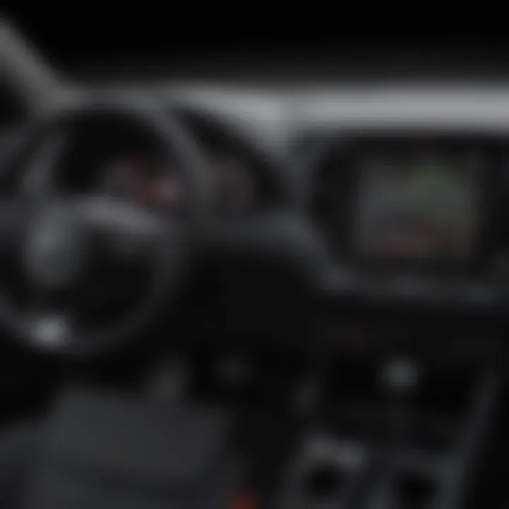 Dashboard of the Kia Sportage displaying advanced technology