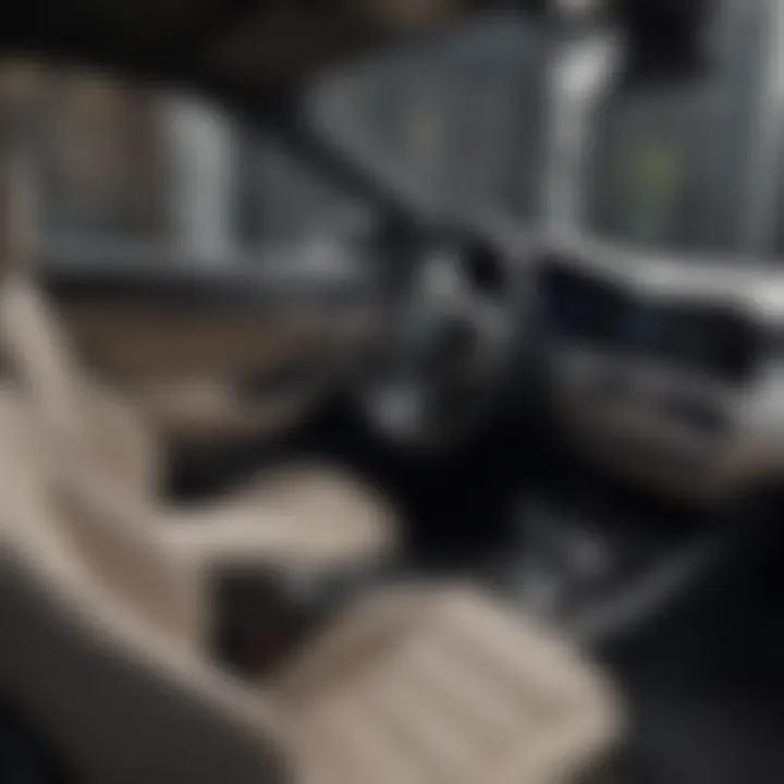 Innovative interior features of BMW iX