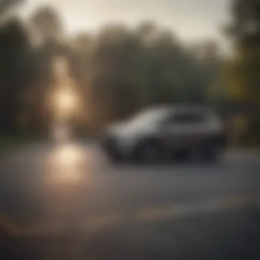 Buick Envision on a dynamic road demonstrating performance metrics