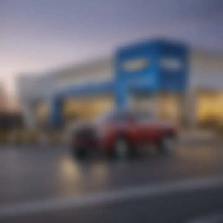 Exterior view of a Chevy dealership in Camdenton, Missouri