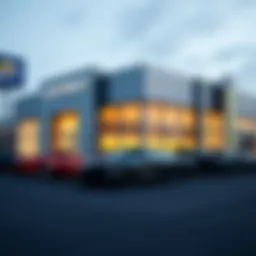 Chevrolet dealership exterior showcasing latest models