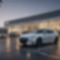 Exterior view of a Nissan dealership in Corinth, TX