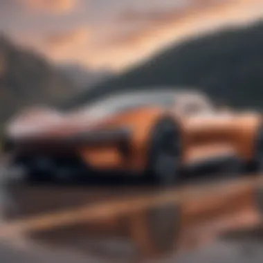 The Aesthetic Evolution of Future Vehicles Futuristic automotive design showcasing sleek lines and innovative features