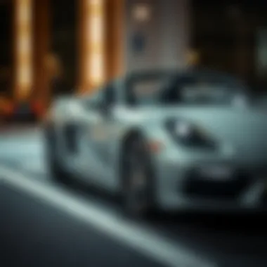 Elegance of the Porsche Boxster The sleek design of the Porsche Boxster showcasing its elegance