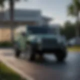 Exterior view of a Jeep dealership in Green Cove Springs