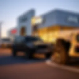 Jeep model showcased at dealership in Grand Rapids