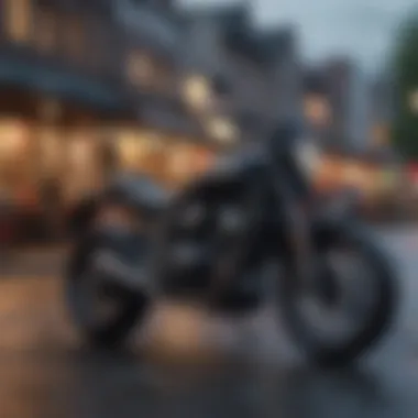 A graph depicting market trends for affordable motorcycles