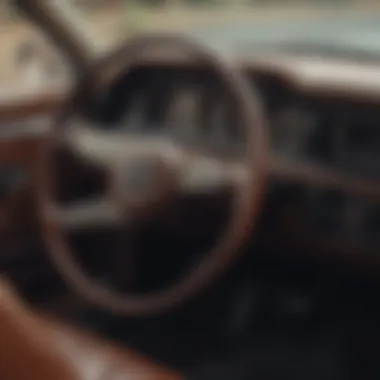 Dashboard of a Toyota Cressida highlighting its vintage interior features.