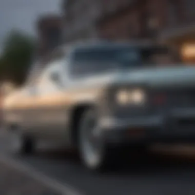 Classic Cadillac Coupe DeVille front view