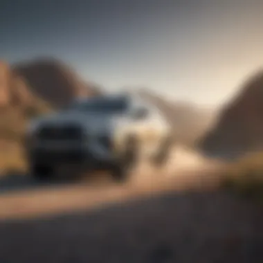 SUV Enjoying a Scenic Drive SUV on a scenic road trip