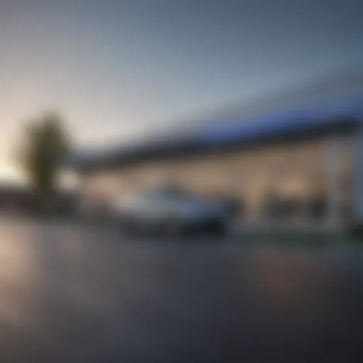 Exterior view of a Volkswagen dealership in Lakewood