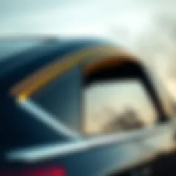 Ford Focus side window close-up showing glass clarity