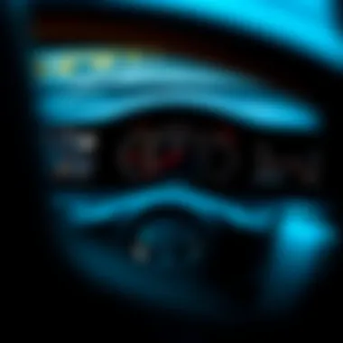 Sleek Dashboard Design of the GR Supra Interior dashboard showcasing advanced technology and layout