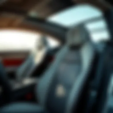 Luxurious Seating in the GR Supra High-quality materials used in the seating of the GR Supra