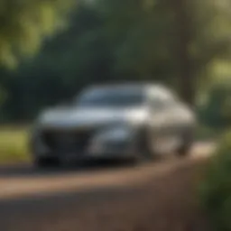 Honda Accord Hybrid in a natural setting