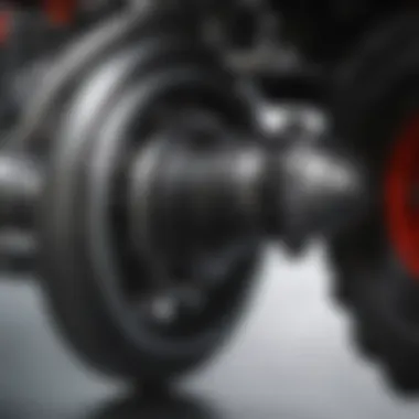 Functionality of the Rear Differential in Drivetrain Diagram showing the functionality of a rear differential in a drivetrain