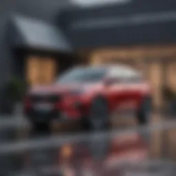 A sleek exterior view of the Kia Niro showcasing its modern design