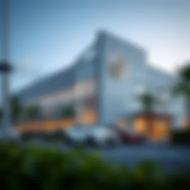 Modern Mazda Dealership in Hialeah Mazda dealership exterior showcasing modern design