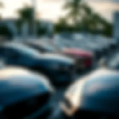 Diverse Mazda Vehicle Lineup in Hialeah A lineup of Mazda vehicles demonstrating variety