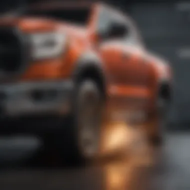Innovative Fuel-Efficient Technology in Pickup Trucks An advanced pickup truck showcasing innovative fuel-efficient technology