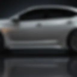 Nissan Altima side profile showcasing its width