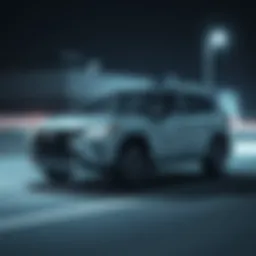 Crossover SUV showcasing safety features