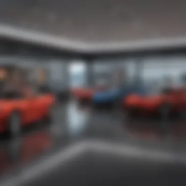 Showroom interior featuring a range of vehicles available for sale at Stokes Automotive