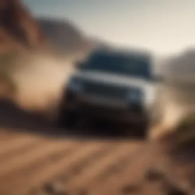 Range Rover off-road capabilities in rugged terrain