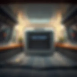 Portable AC unit perfectly fitted in a pop-up camper