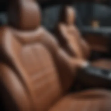 Comparison of leather versus fabric upholstery in automotive design