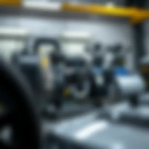 A detailed diagram of various compressor types used in automotive and marine applications