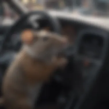 Rodent Entry Points in Vehicles Diagram illustrating potential entry points for rodents in cars