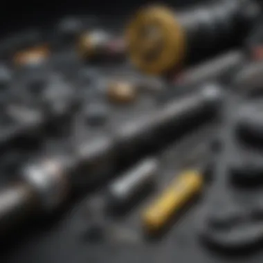Essential Tools for Shock Replacement Image depicting the tools required for shock replacement.